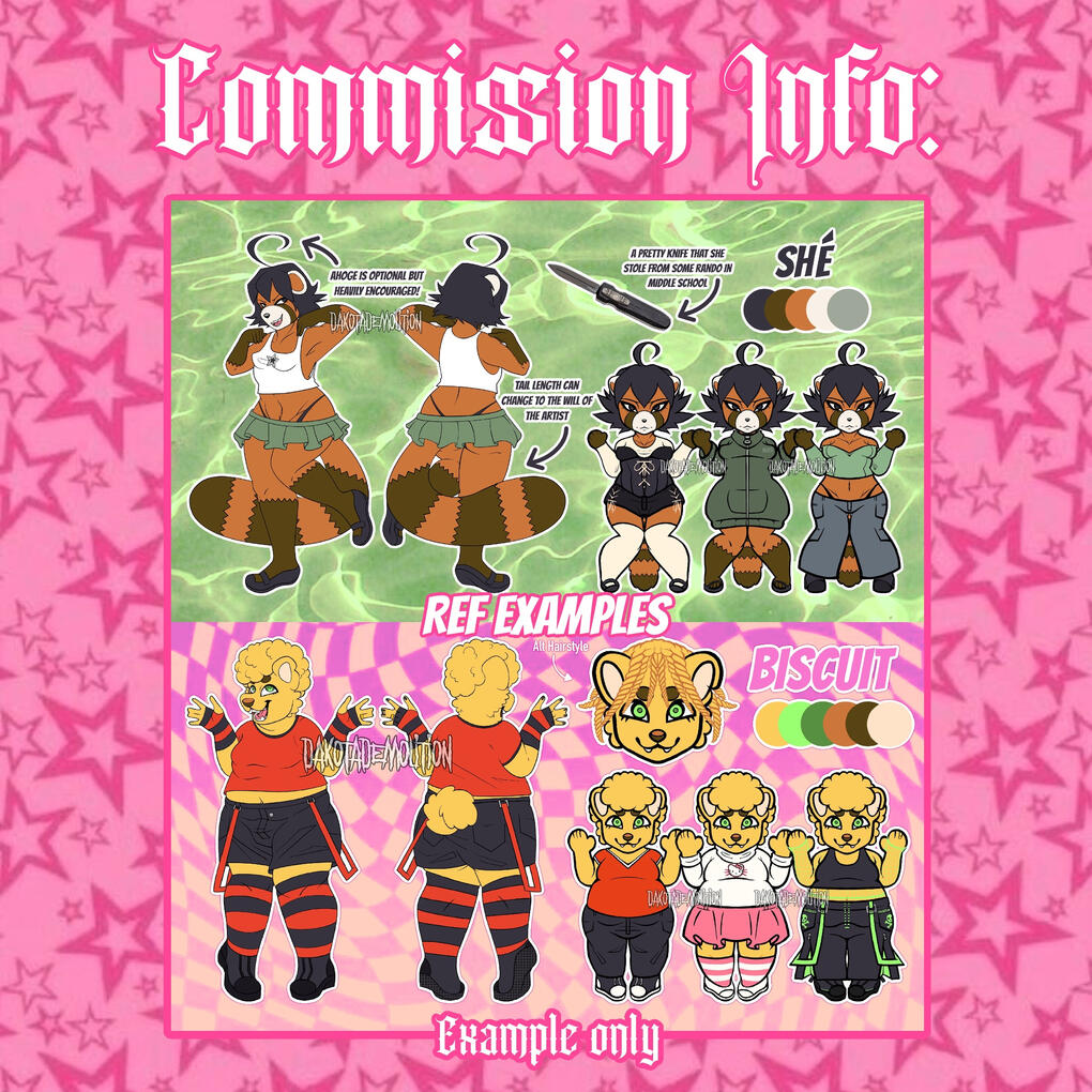 Reference sheet examples 2